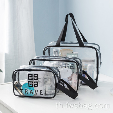 Clear PVC Case Makeup Case Bag เครื่องสำอาง